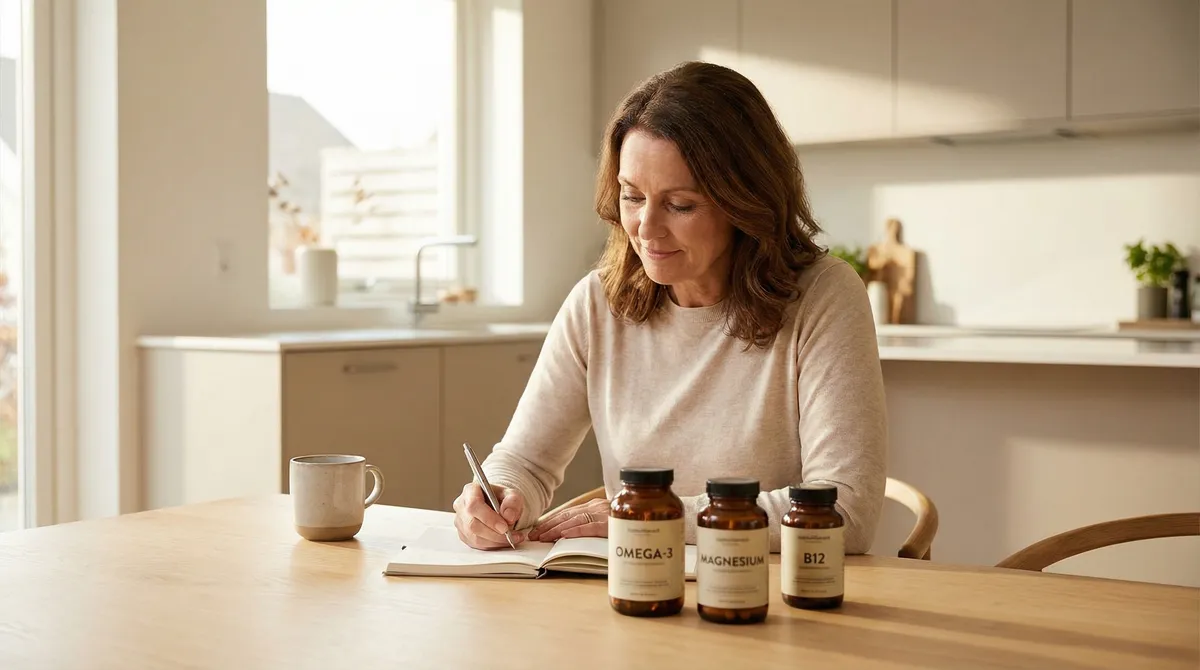 Best Supplements for Perimenopause Brain Fog (Evidence-Based Doses + Safety)